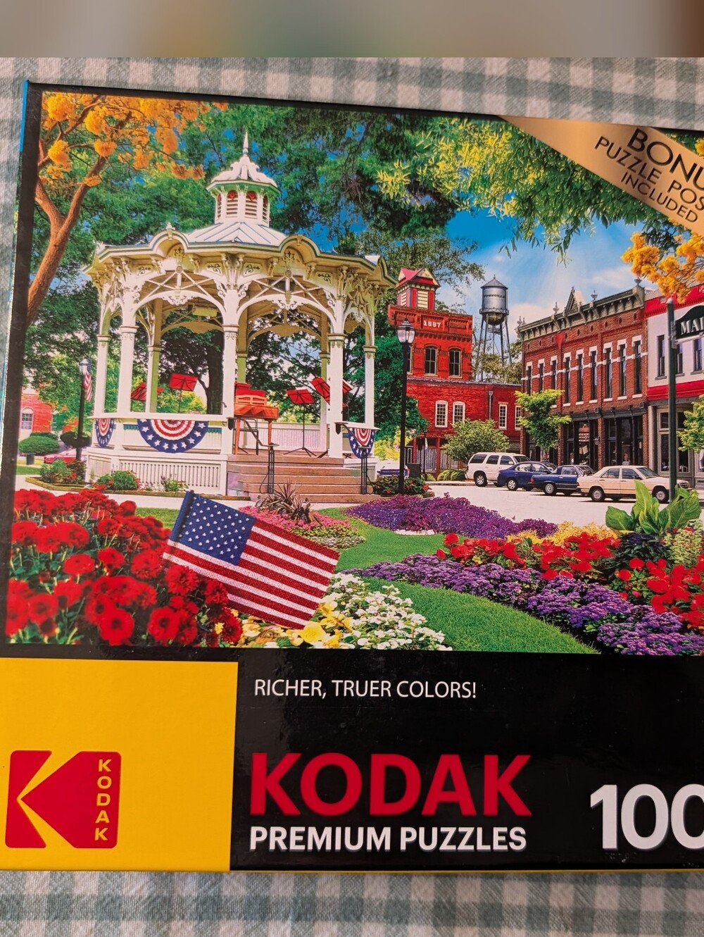 Kodak Gazebo and Floral Town Square Puzzle